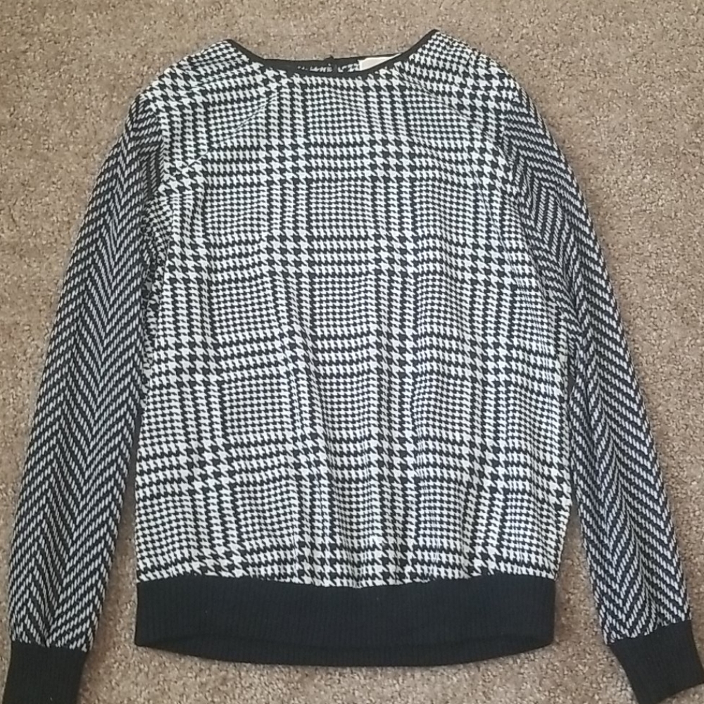 Michael Kors houndstooth top